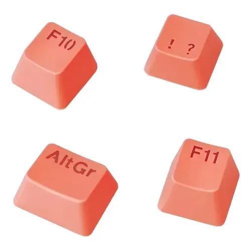 KEYCAPS NISUTA NARANJA SET DE 108 - https://clickgaming.com.ar