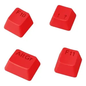 KEYCAPS NISUTA ROJO SET DE 108 - https://clickgaming.com.ar