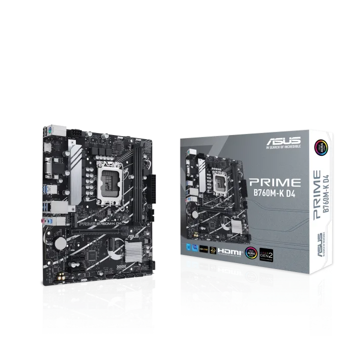 MB ASUS S1700 PRIME B760M-K D4 DDR4 BOX M-ATX