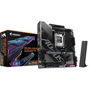 MB GIGABYTE AM5 B840M AORUS ELITE WIFI6E BOX - https://clickgaming.com.ar