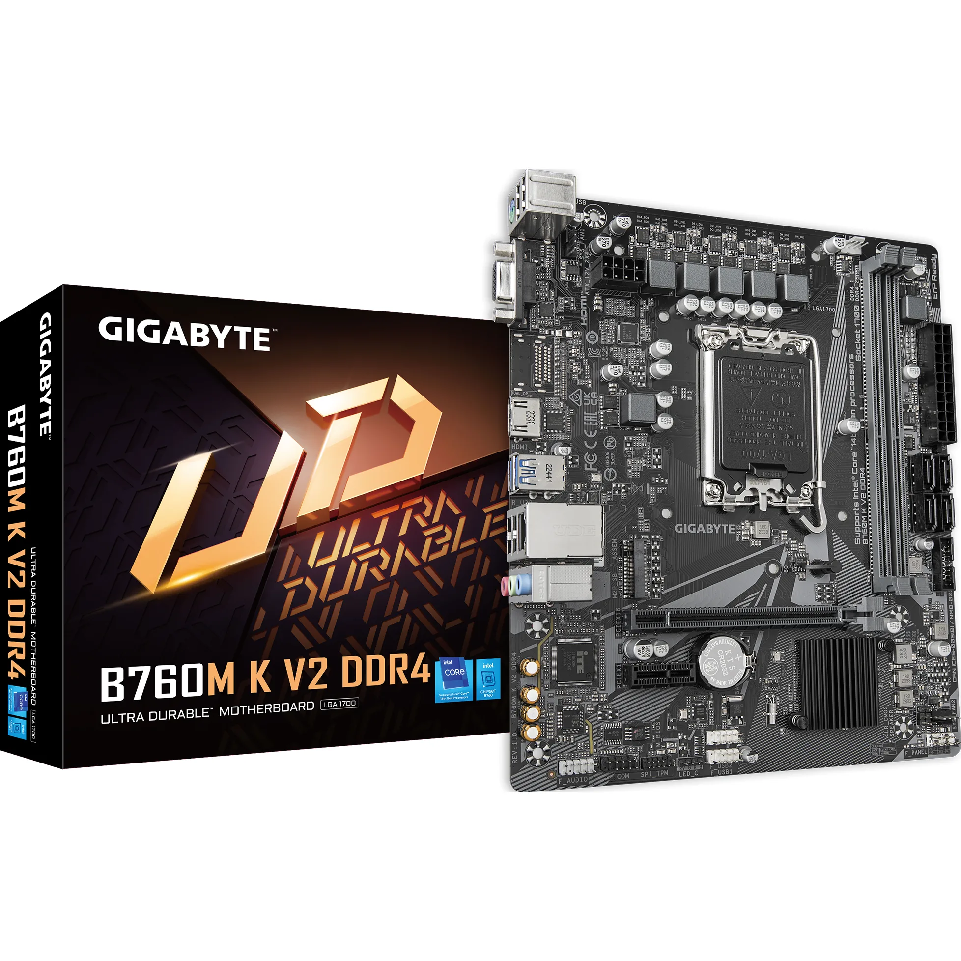 MB GIGABYTE S1700 B760M K V2 DDR4 BOX M-ATX