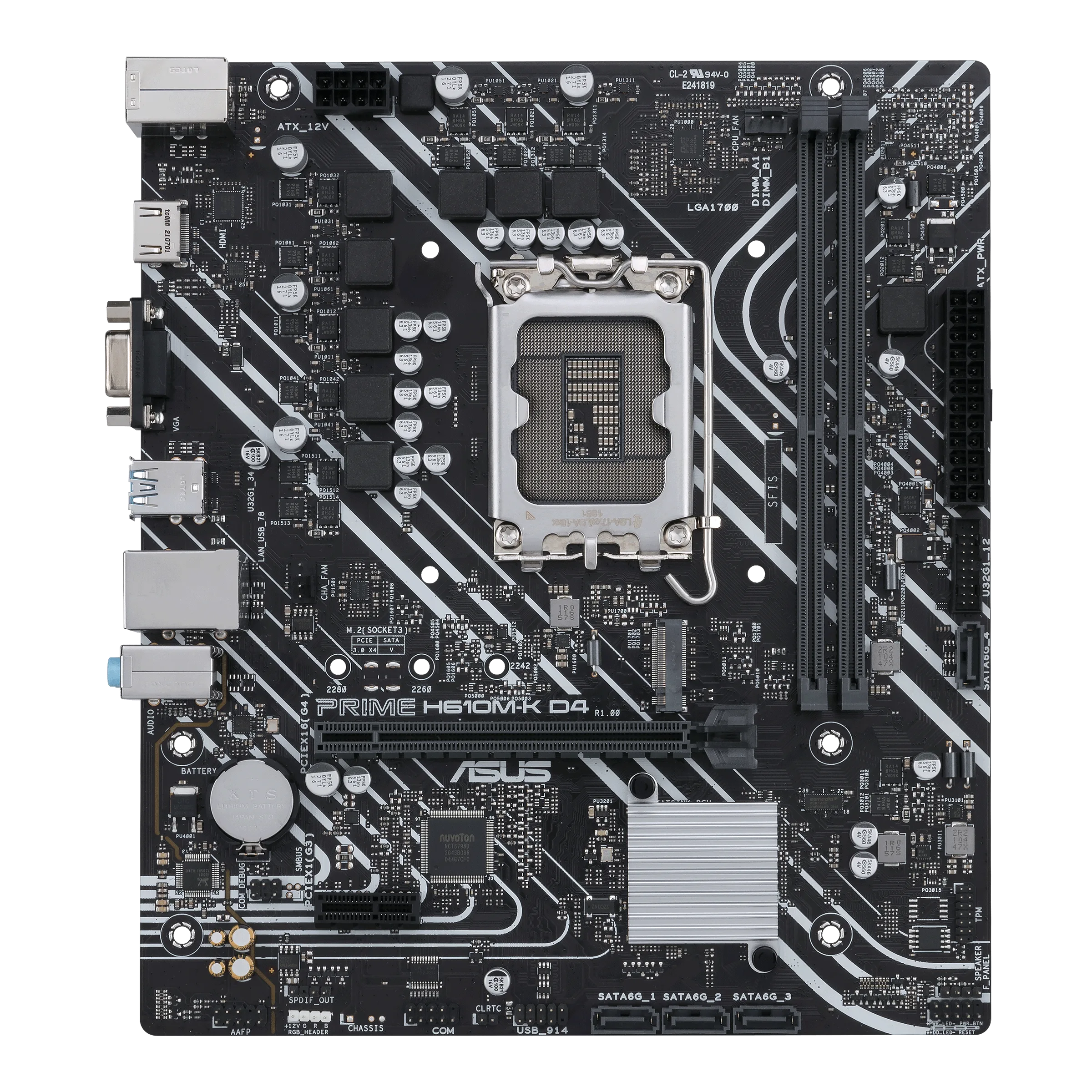 MOTHER ASUS (LGA1700) PRIME H610M-K
