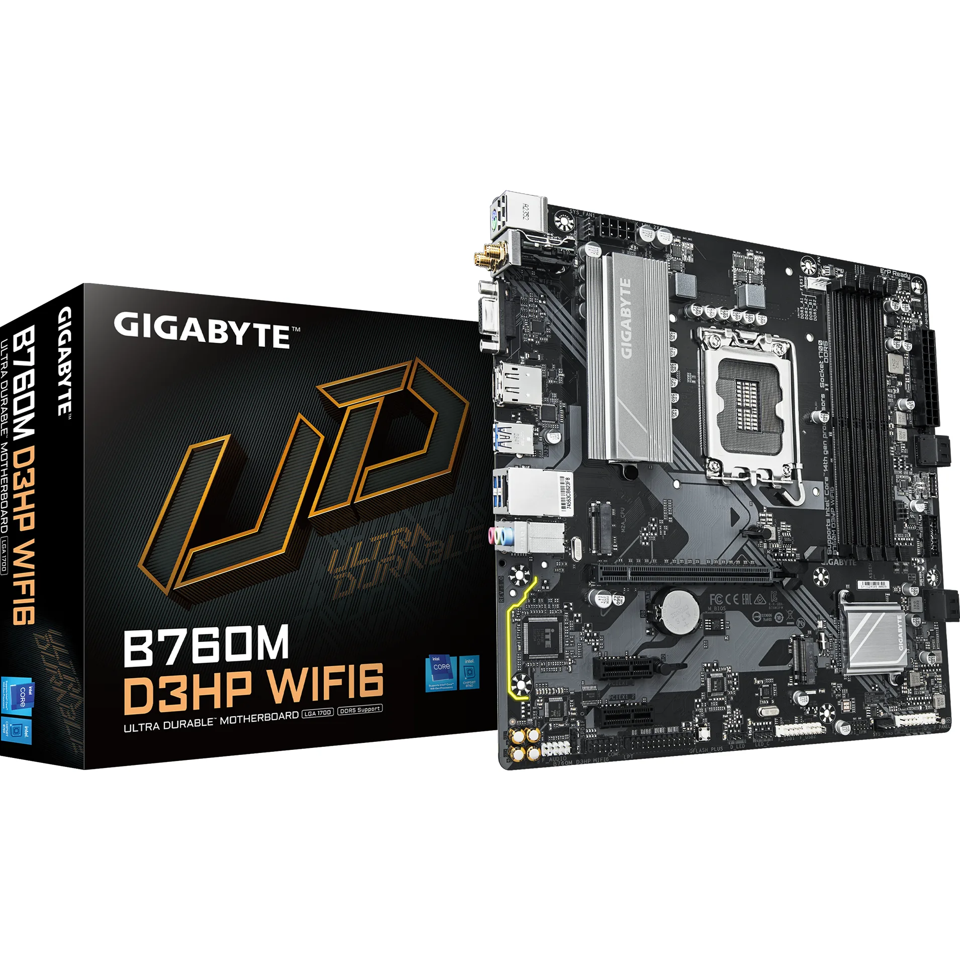 MOTHER GIGABYTE (LGA1700) B760M D3HP WIFI6