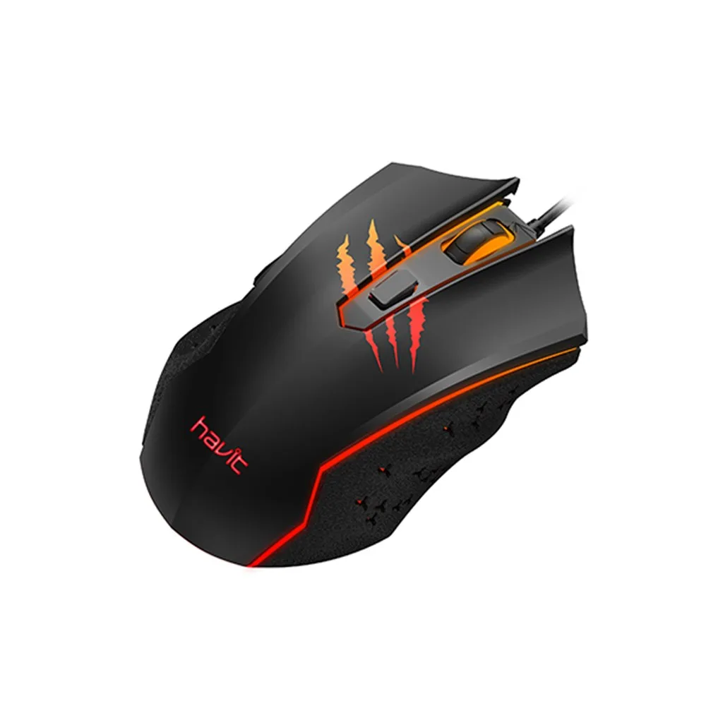 MOUSE GAMING 6 BOTONES 3600 DPI RGB HAVIT MS1027 - Imagen 2