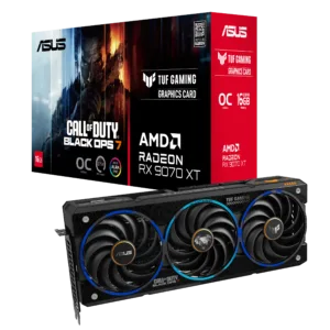 PLACA DE VIDEO ASUS TUF RX9070XT O 16GB COD BO7 - https://clickgaming.com.ar