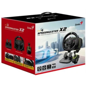 VOLANTE GENIUS GX GAMING SPEEDMASTER X2 - https://clickgaming.com.ar