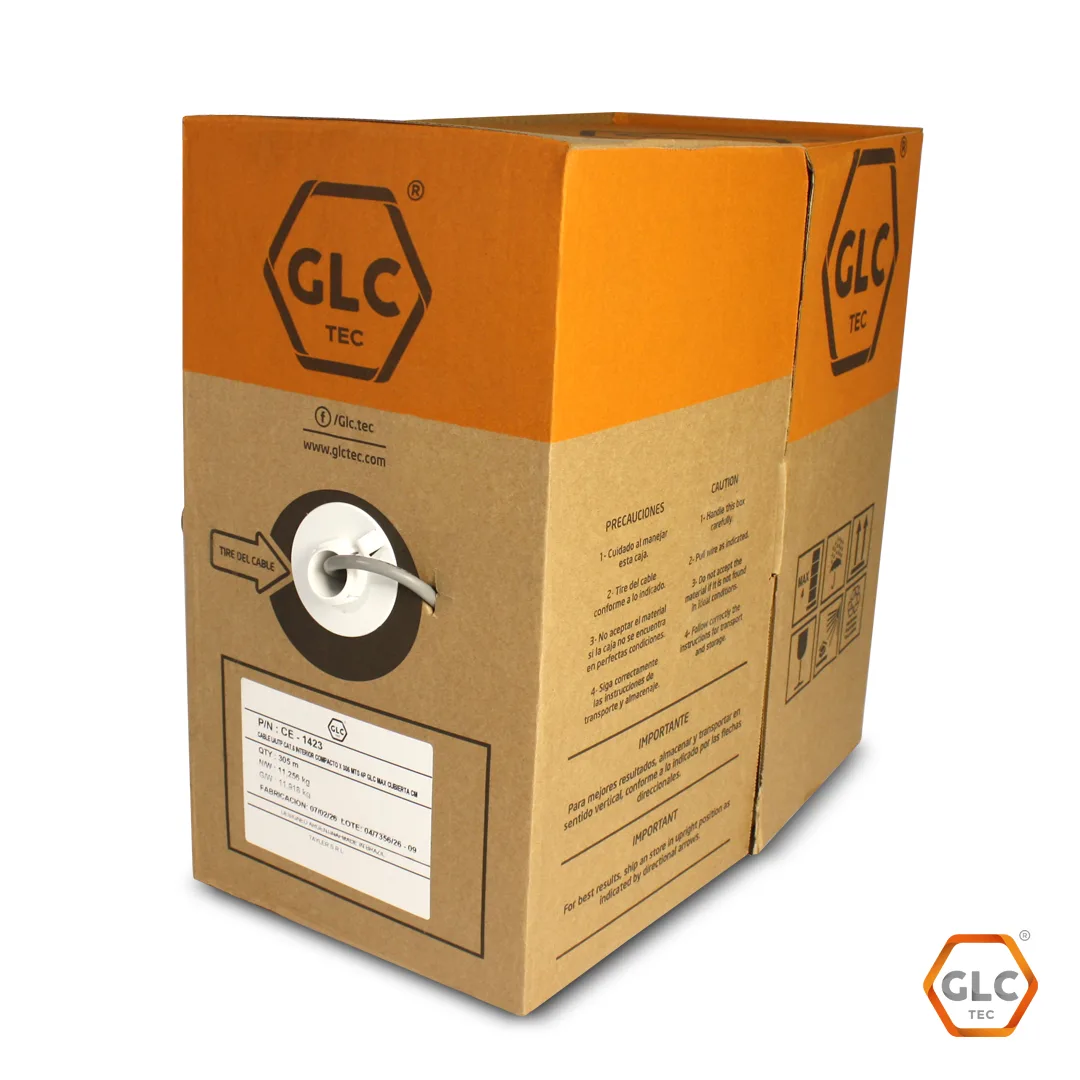 CABLE UTP CAT.6 305MTS GLC INTERIOR