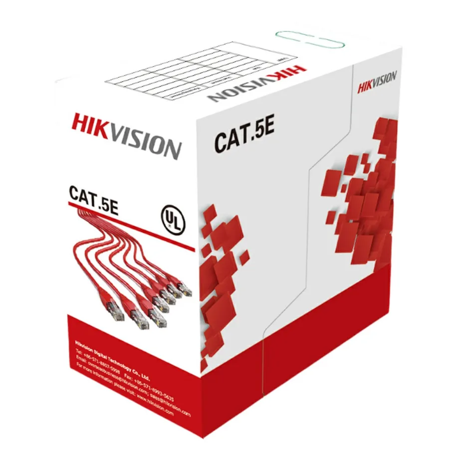 CABLE UTP CAT.5E 305MTS HIKVISION INTERIOR CM