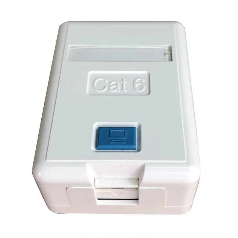 ROSETA RJ45 GLC 2 PORT C/TAPA