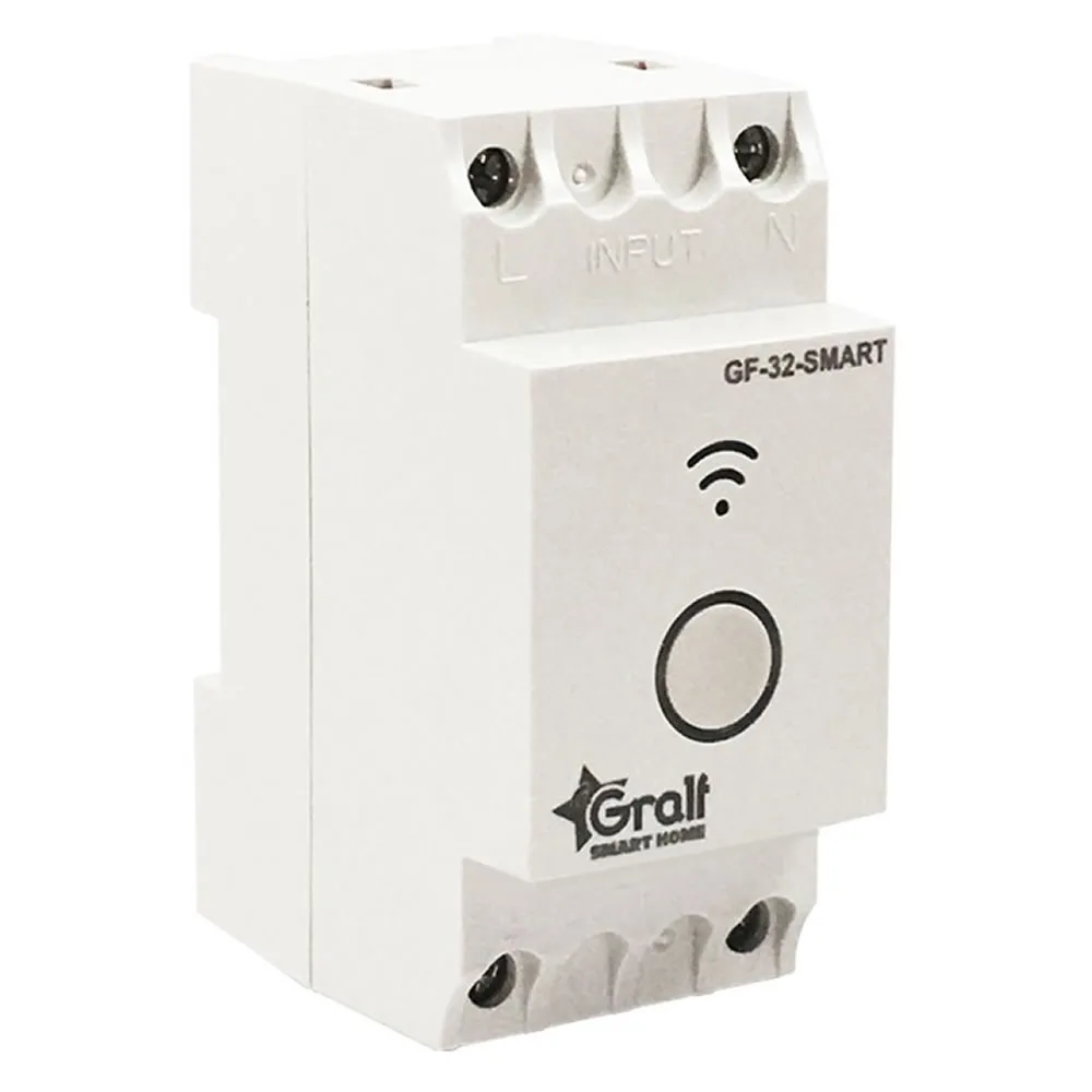 MEDIDOR DE ENERGIA SMART GRALF WIFI RIEL DIN 32A
