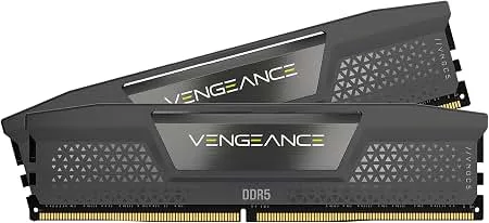 MEMORIA RAM UDIMM CORSAIR VENGEANCE 32GB DDR5 6000MHZ CL30 1.40V (2 X 16GB) NEGRO