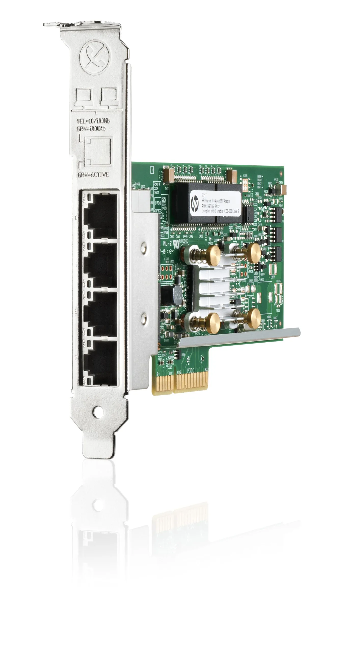 PLACA RED HPE ETHERNET 1GB 4-PORT 331T ADAPTER