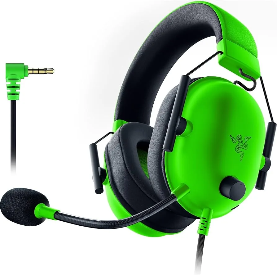 AURICULAR RAZER BLACKSHARK V2 X WIRED GREEN EDITION (9539)