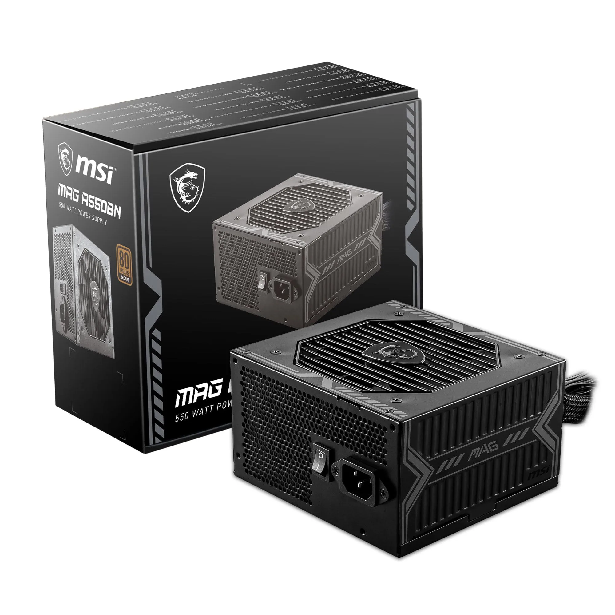 FUENTE MSI MAG A550BN 550W 80 PLUS BRONZE ATX CABLE USA