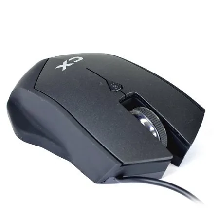 MOUSE CX MEQ-037 RUBBER BLACK COLOR FINISH USB