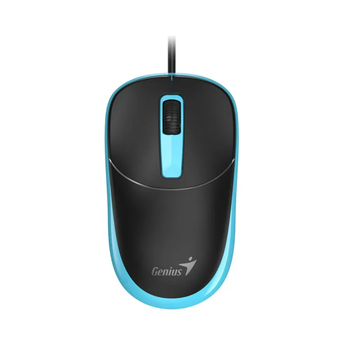 MOUSE GENIUS DX-123 USB BLACK/BLUE