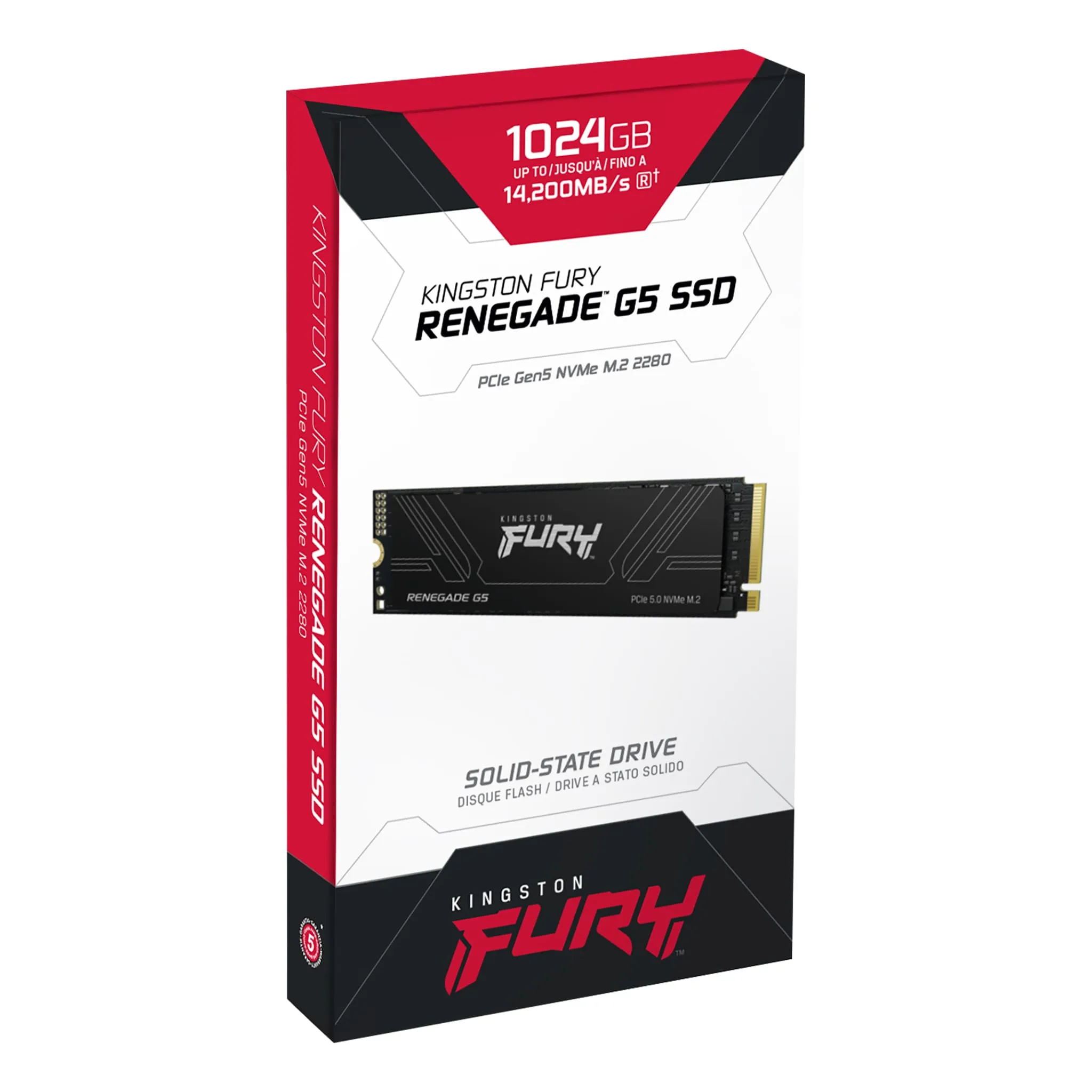 DISCO SSD M.2 KINGSTON FURY RENEGADE 1000 GB NVME GEN5 PCIE 5.0 (9481)