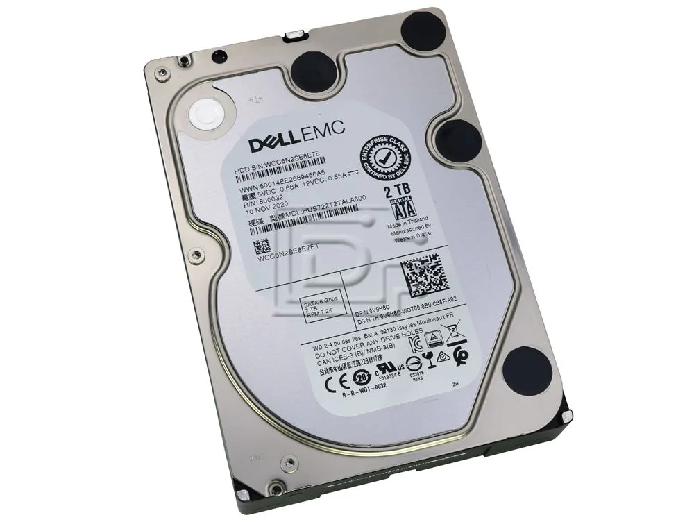 HDD SATA DELL 2TB 7.2K 512N 3.5` CABLED