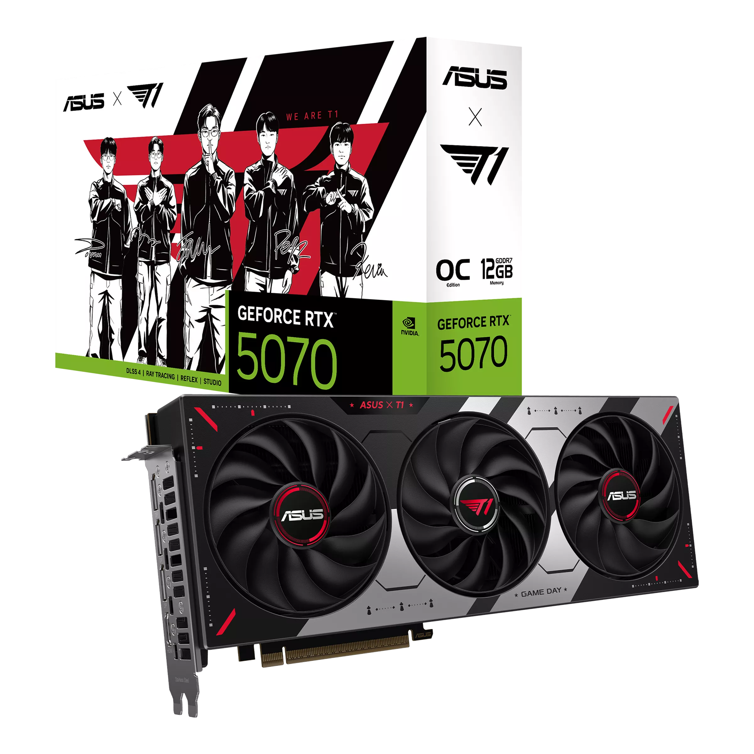 VGA 12GB RTX 5070 ASUS T1 OC GDDR7