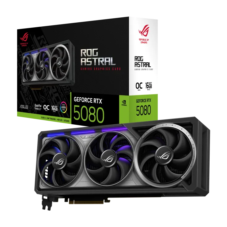 VGA 16GB RTX 5080 ASUS ROG ASTRAL OC GDDR7