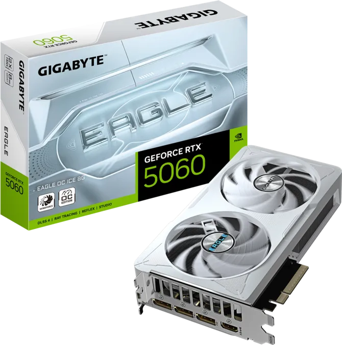 VGA GIGABYTE GEFORCE RTX 5060 EAGLE OC ICE 8G (6446)