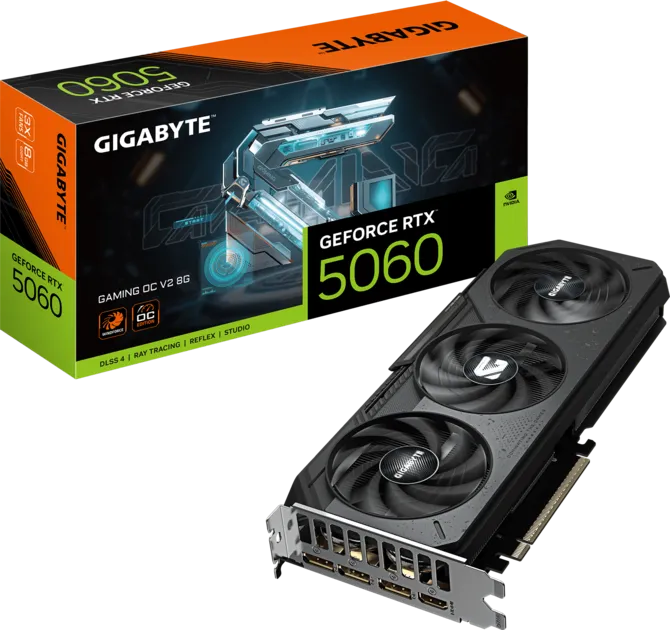 VGA GIGABYTE GEFORCE RTX 5060 GAMING OC V2 8G (7344)
