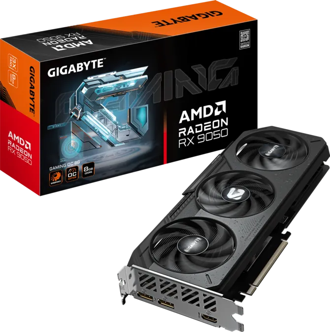 VGA GIGABYTE RADEON RX 9050 GAMING OC 8G (7368)