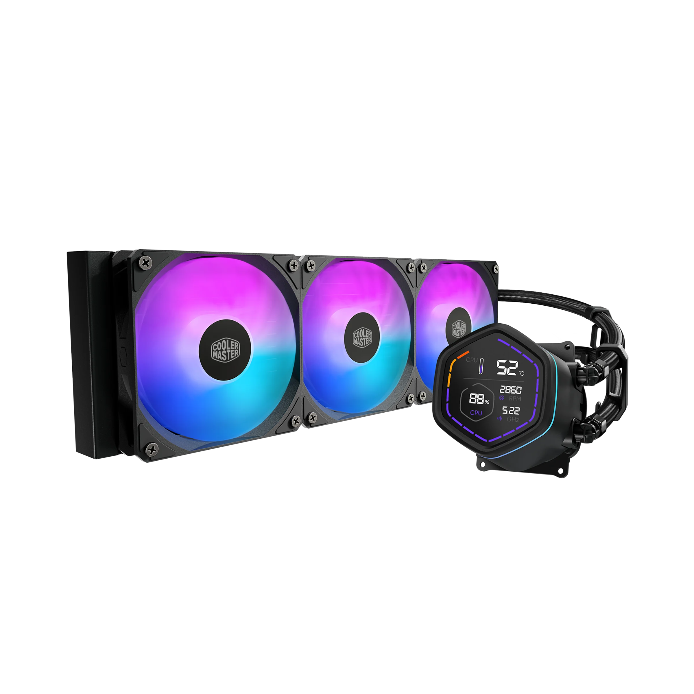 WATER COOLER COOLER MASTER MASTERLIQUID CORE NEX DIGITAL 360 ARGB BLACK