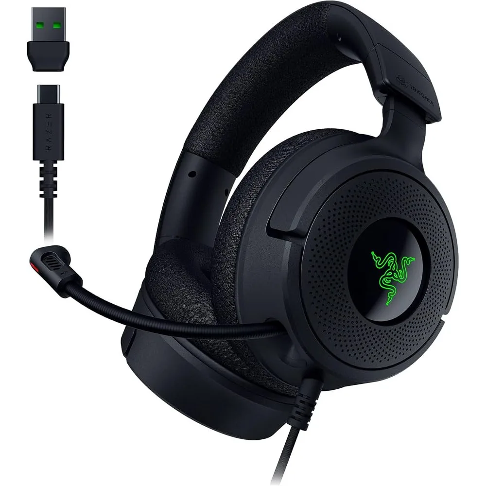 AURICULAR GAMER RAZER KRAKEN V4 X BLACK USB