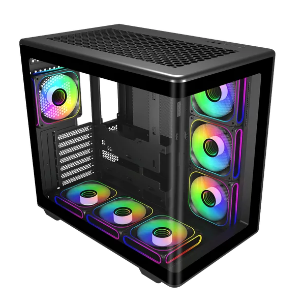 GABINETE COOLER MASTER ELITE 660 3 FANS ARGB BLACK