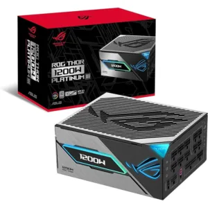 FUENTE 1200W ASUS 80 PLUS ROG THOR 1200P3 PLATINUM - https://clickgaming.com.ar