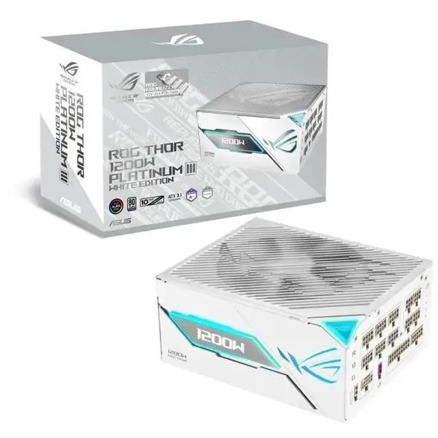FUENTE 1200W ASUS ROG THOR 1200P3 PLATINUM WHITE