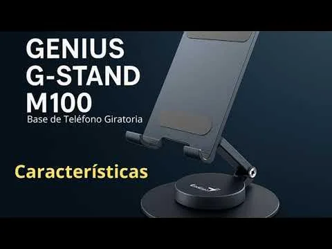 BASE GENIUS STAND P/ CELULAR G-STAND M100 ALUMINI