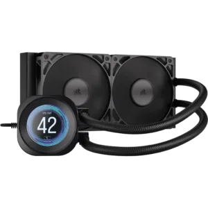 Liquid cooler CORSAIR NAUTILUS 240 RS LCD Negro - https://clickgaming.com.ar
