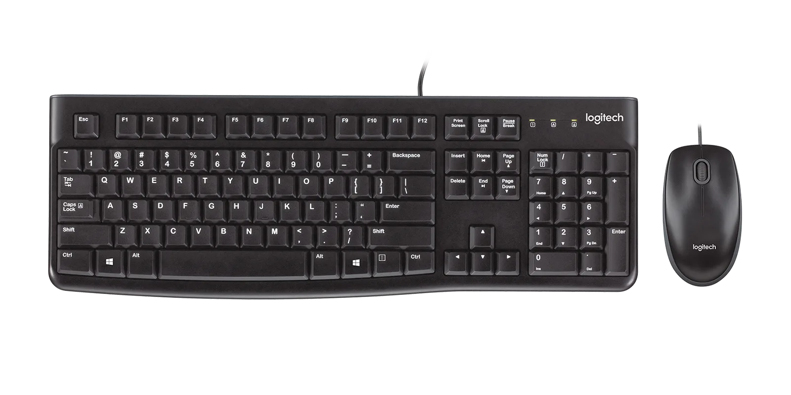 TEC+MOUSE LOGITECH MK120 USB BLACK LATINO