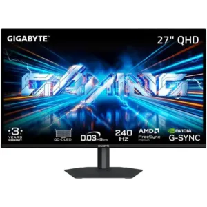 Monitor GIGABYTE 27" QD-OLED QHD GO27Q24A - 240hz 0.03ms - https://clickgaming.com.ar