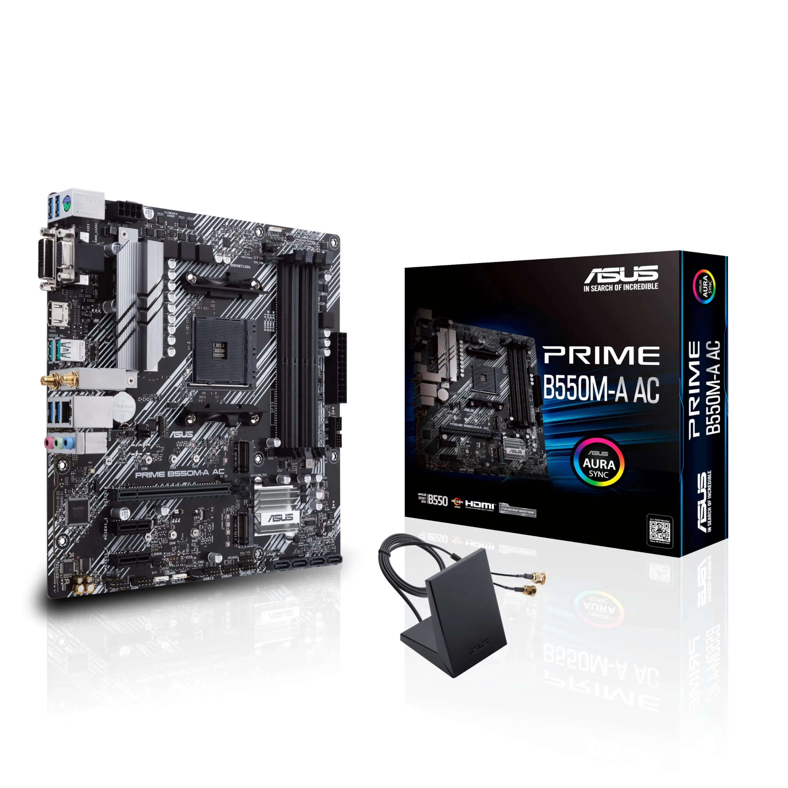MOTHERBOARD ASUS PRIME B550M-A AC AM4 DDR4