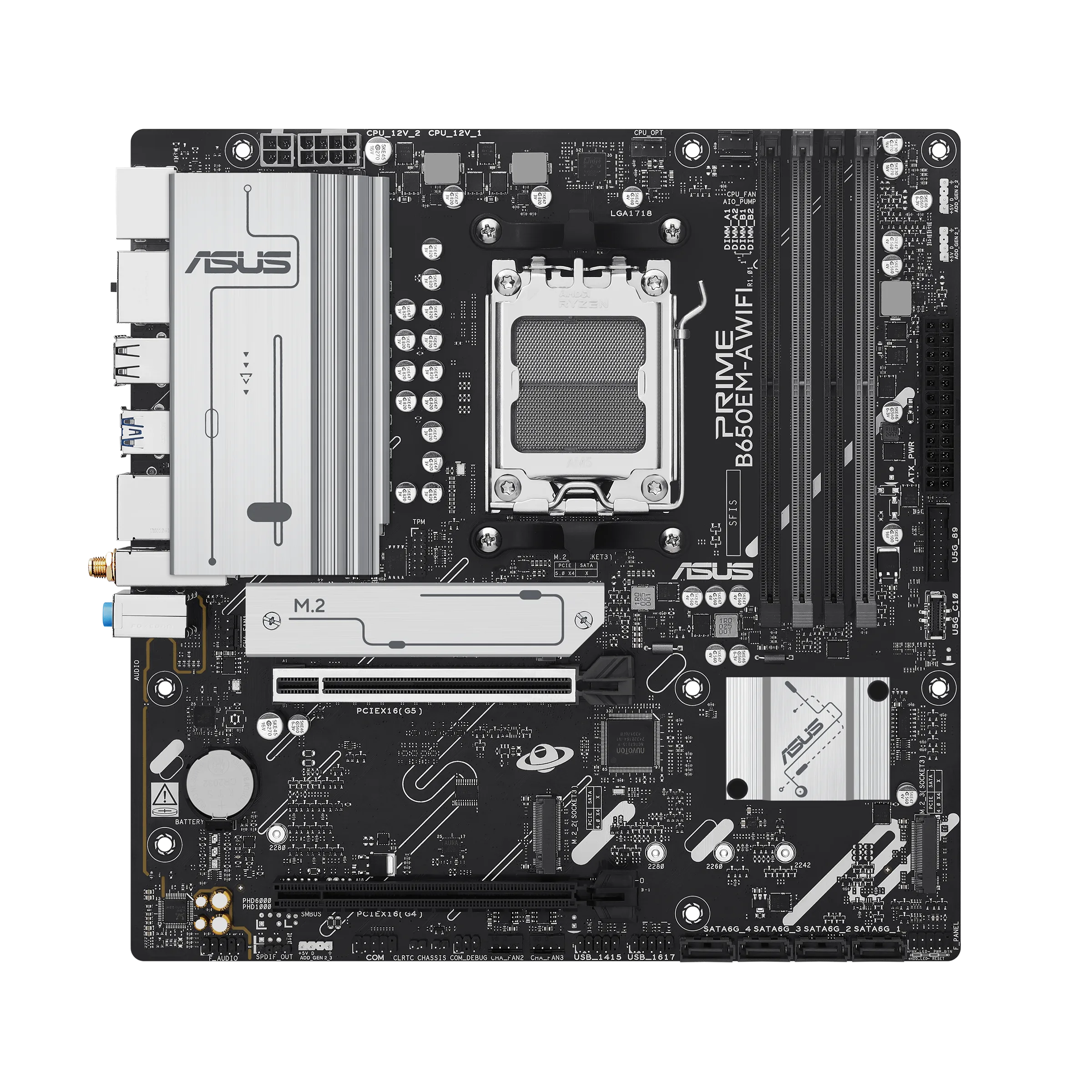 MOTHERBOARD ASUS PRIME B650EM-A WIFI AM5 DDR5