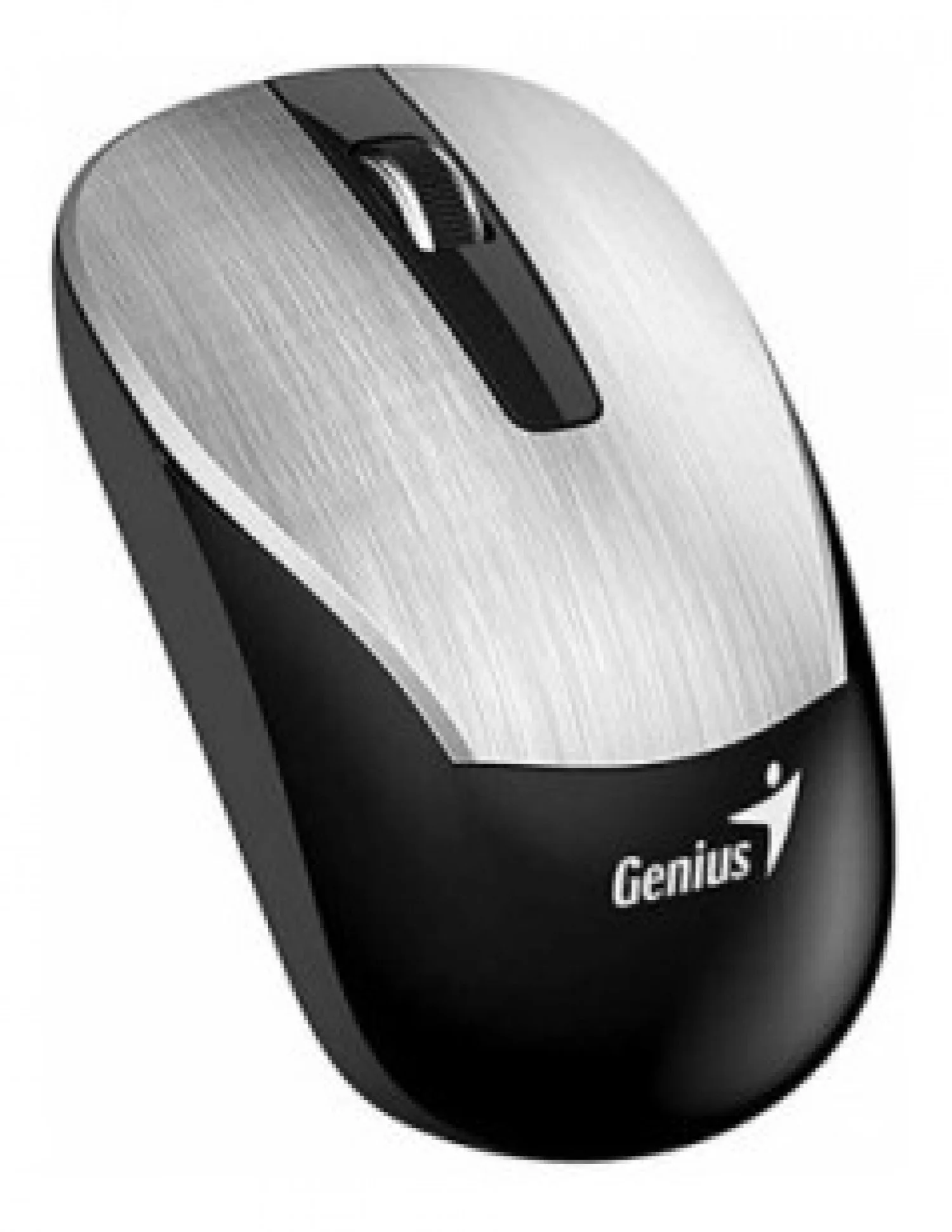 MOUSE GENIUS ECO-8015 WIRELESS SILVER RECARGABLE