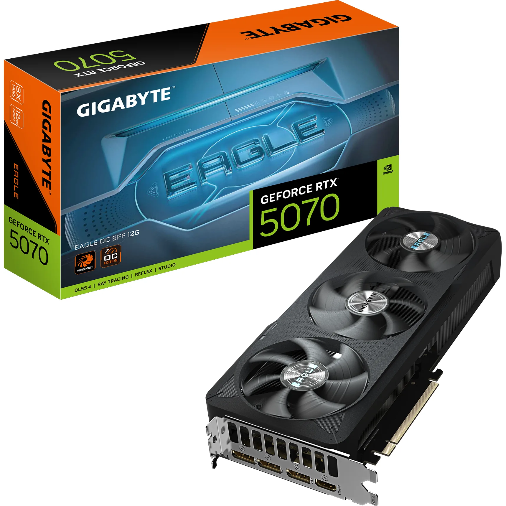 PLACA DE VIDEO RTX 5070 12GB GIGABYTE EAGLE OC SFF