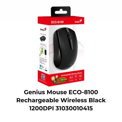 TEC+MOUSE GENIUS LMATE Q8100 WIRELESS BLACK