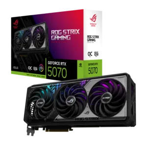 VGA 12GB RTX 5070 ASUS ROG STRIX OC 12G GDDR7 - https://clickgaming.com.ar