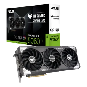 VGA 16GB RTX 5060 TI ASUS TUF GAMING OC GDDR7 - https://clickgaming.com.ar