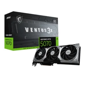 VGA MSI GeForce RTX 5070 12G VENTUS 3X OC - https://clickgaming.com.ar