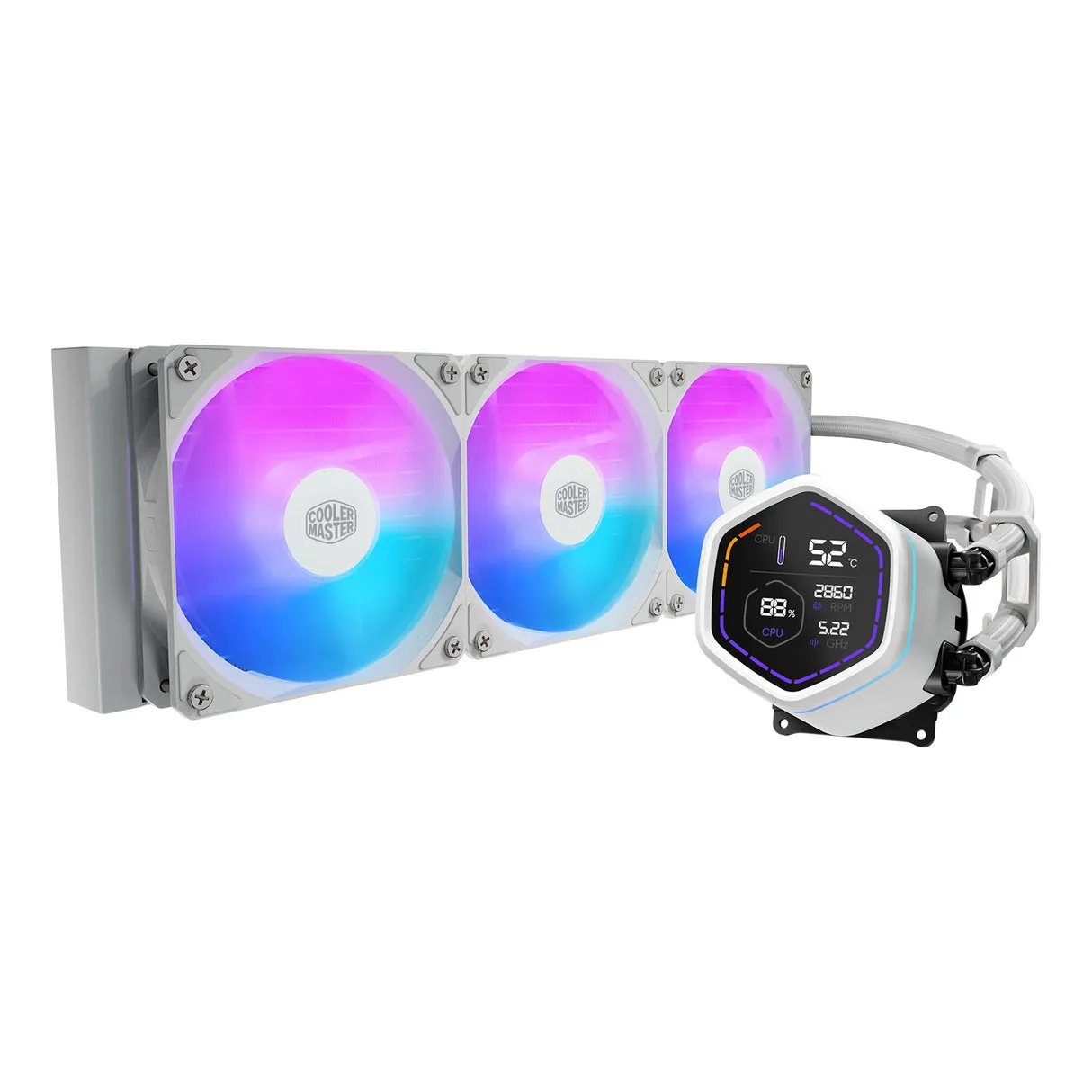 WATER COOLER COOLER MASTER MASTERLIQUID CORE NEX DIGITAL 360 ARGB WHITE