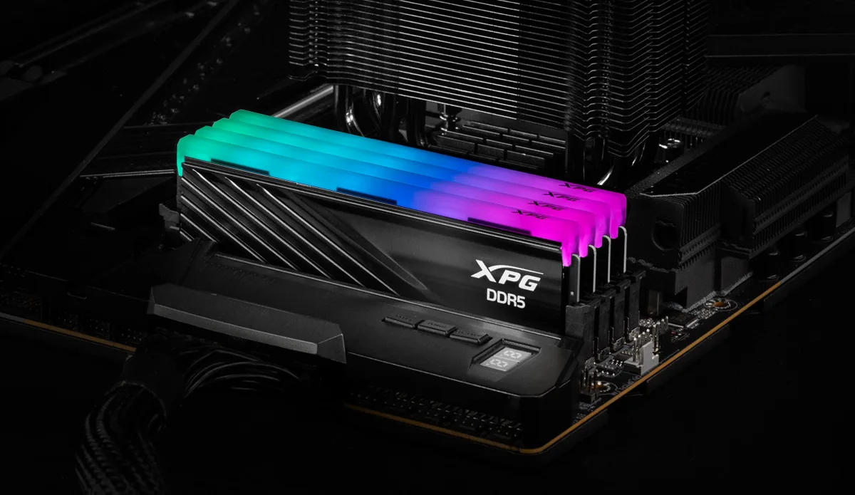 MEMORIA ADATA DDR5 8GB 5600MHZ XPG LANCER BLACK RGB HEATSINK