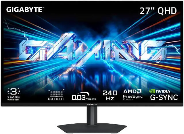 MONITOR 27 GIGABYTE GO27Q24A GAMING OLED 240HZ
