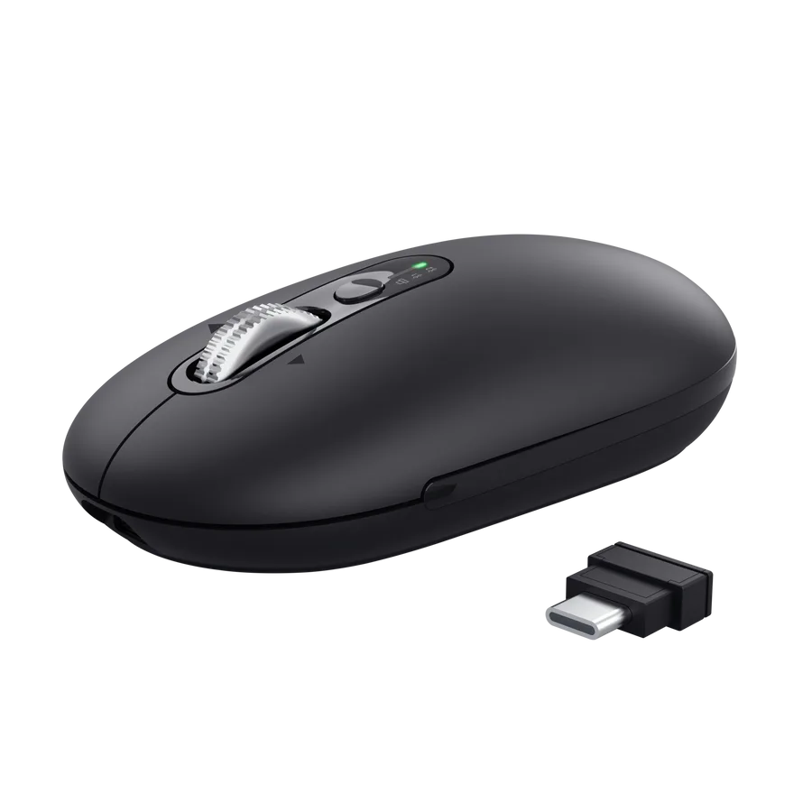 MOUSE GAMER TRUST SERON HYPSCROLL SLIM WRLS BLACK