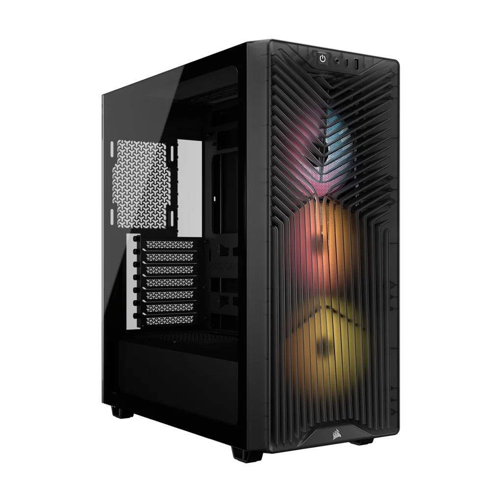 GABINETE CORSAIR 3200D RS ARGB MID-TOWER PERFORMANCE CASE HUMO