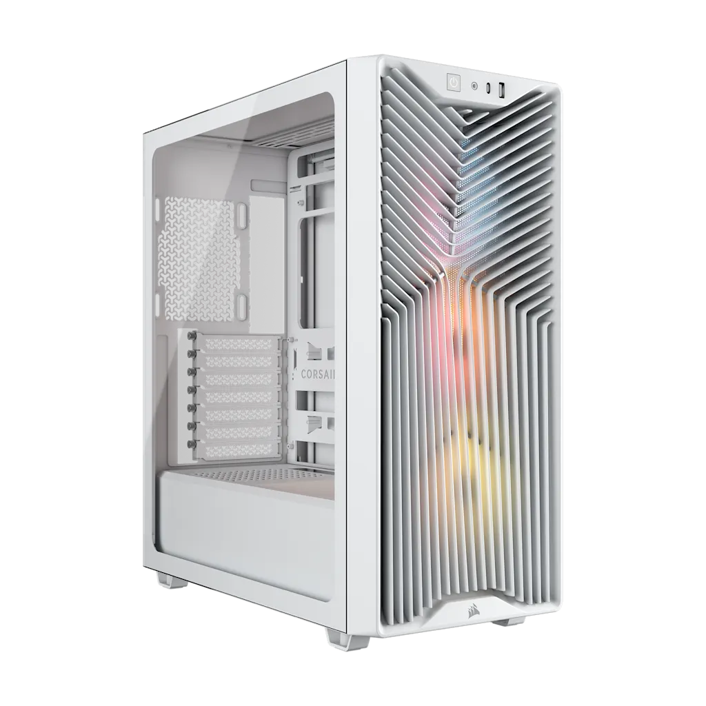 GABINETE CORSAIR 3200D RS ARGB MID-TOWER PERFORMANCE CASE BLANCO